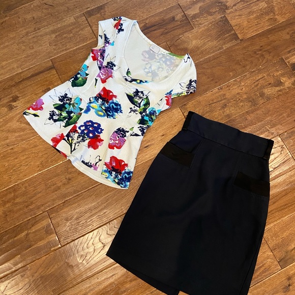 Anthro Postmark Mignon Floral Peplum Top, XS - Picture 14 of 14